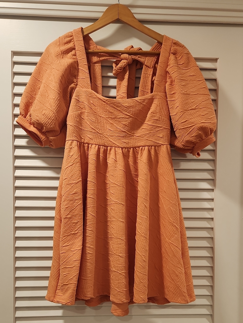 Free People Violet Mini Dress In Carrot Ginger Size S